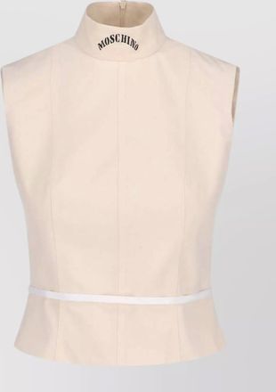 Moschino cotton sleeveless tank top
