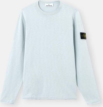 Stone Island Crewneck Knitwear In Cotton And Nylon