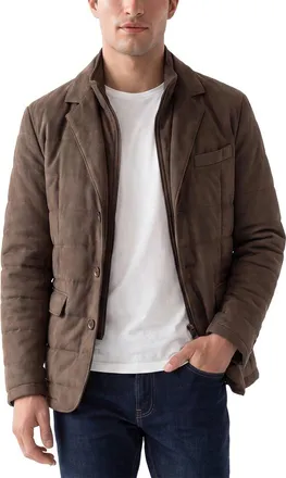 Corneliani Cc Collection Quilted Blazer