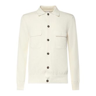 Eleventy Cardigans, male, Beige, Size: XL Cardigans
