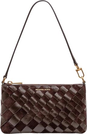 Michael Kors Md Tz Conv Wristlet - Dames - Schoudertassen - Bruin - ONE Size - Leer - Tassen