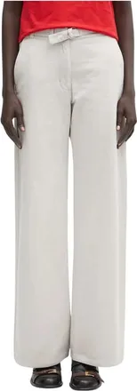 Our Legacy Harbour Wijde Broek - Dames - Wijde Broeken - Beige - XS - Katoen - Broeken