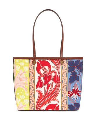 Etro large Essential floral-print tote bag - Blue