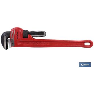 cofan Llave Stillson Heavy Duty Para Tubo L-36, Llave Grifa O Stillson Heavy Duty Curvada Reforzada Para Tubo Est&aacute;ndar. Herramienta De Fontaner&iacute;a. Medidas D