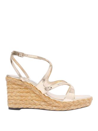 Jimmy Choo London Gold Ayla Wedges
