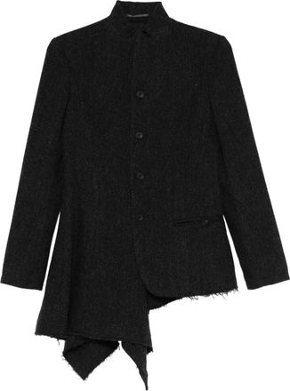 Yohji Yamamoto Giacca asimmetrica - Grigio