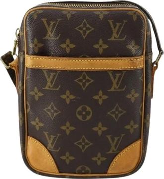 Louis Vuitton Pre-owned Cross Body Bags, female, Brown, Size: ONE SIZE Pre-owned Canvas Cross Body Bag