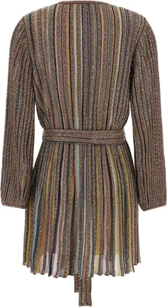 Missoni Vertical Striped Viscose Dress - Multicolor