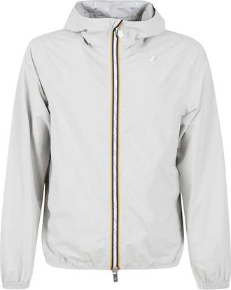 K-Way Stretch Dot Jacket - Heren - Zomerjassen - Beige - L - Nylon - Jassen