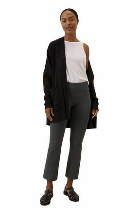 Pact On the Go-To Cropped Bootcut Legging Made with Organic Cotton in Charcoal Heather at Nordstrom, Size X-Small