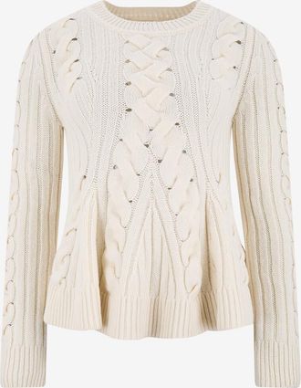 Alexander McQueen Rippenstrick-Rundhals-Pullover aus edlem Material