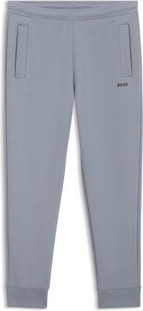 BOSS Cotton-blend sweatpants with embroidered logo