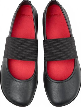 Camper Womens Right Nina Ballet Flat In Black