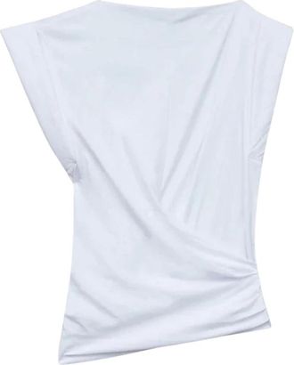 Isabel Marant Dames, Tops, Wit, Maat: XL Katoen