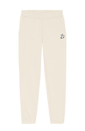 Dalix Womens Heartly Ghost Heavyweight Fleece Sweatpant in Bone at Nordstrom, Size Xx-Large