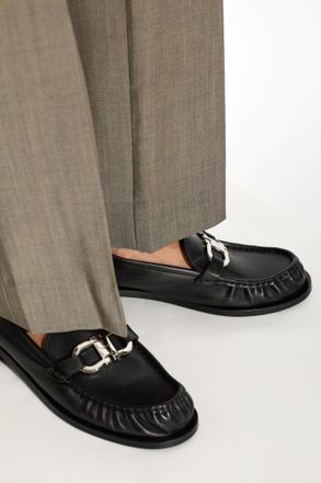 Ferragamo Maryan Loafers, Womens, Black