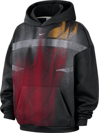 Nike Miami Heat Standard Issue Nike Mens NBA Fleece Basketball Hoodie in Black | IQ2526-010