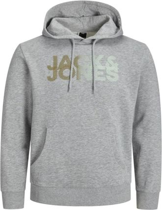 Jack & Jones Hoodies - Heren - Hoodies - Grijs - M - Hoodies & sweatvesten