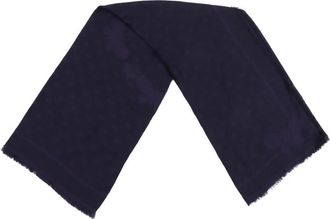 Max Mara Dire Shawl - unisex - Sjaals - Blauw - ONE Size - Wol - Accessoires