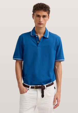 Bugatti Herren Polo Modern Fit van puur katoen