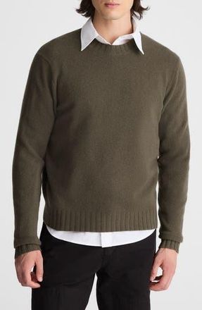 Madewell Crewneck Heritage Merino Wool Sweater in Driftwood Brown at Nordstrom Rack, Size Xx-Large