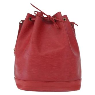 Louis Vuitton Pre-owned Noe Handbag - Dames - Vintage Tas - Rood - ONE Size - Leer - Vintage