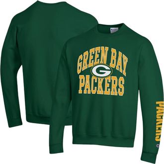 Champion Mens Champion Green Green Bay Packers Powerblend Fleece Sweatshirt at Nordstrom, Size X-Large