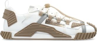 Dolce & Gabbana NS1 panelled sneakers - men - Polyamide/Spandex/Elastane/CALFSKIN/PVC/Cotton/Viscose/Acetate/Fabric/Rubber - 39.5 - White