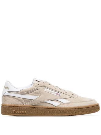 Reebok neutral Revenge Plus suede low top sneakers - men - Polyamide/Calf Leather/Rubber - 13 - Neutrals