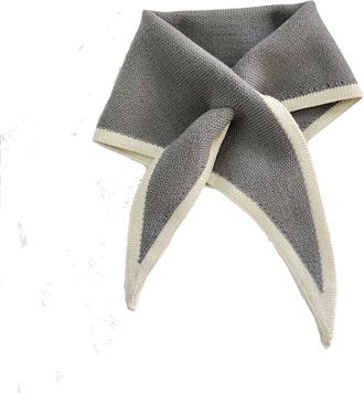 Generic Womens Scarves & Wraps Triangle Scarf for Women Uk Wool Knitted Pattern Cashmere Scarfs Ladies Winter Neck Head Scarves Soft Cozy Fashion Neckerchief 