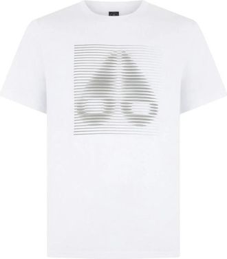 Moose Knuckles Raydaze Tee - Heren - T-shirts - Wit - S - Tops