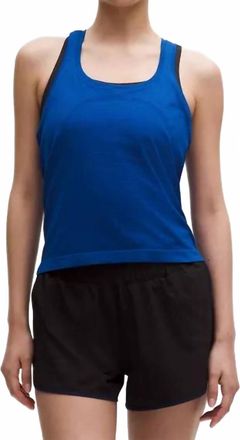 lululemon Swiftly Tech Racerback Tank Top 2.0 In Clubhouse Blue/jet Stream