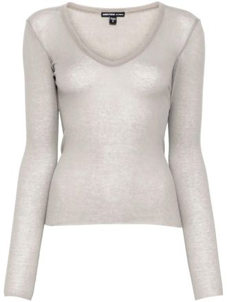 James Perse V-neck T-shirt - Grey