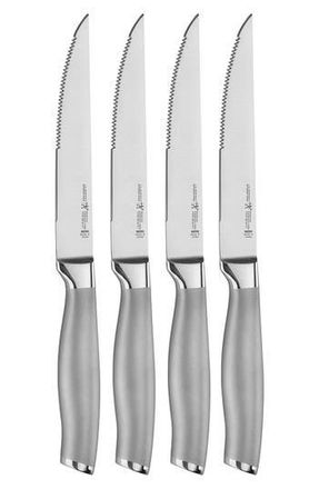 J.A. Henckels International Modernis 4-Piece Steak Knife Set in Silver at Nordstrom Rack