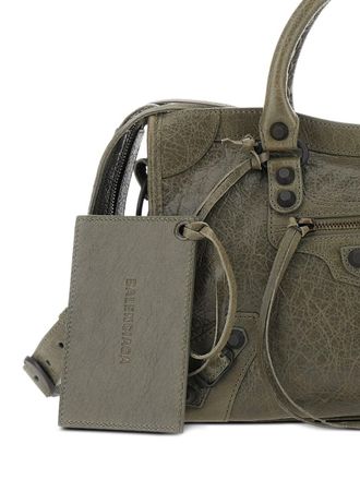 Balenciaga Le City Top Handle Bag - Army Green