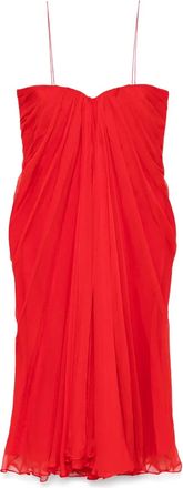Alexander McQueen strapless dress - Rosso