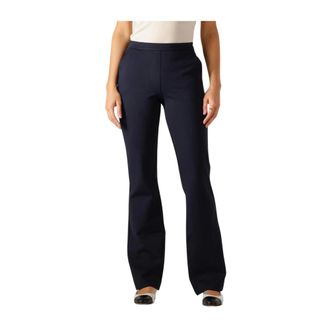 Modstr&ouml;m Broeken, Dames, Blauw, S, Flare Broek in Donkerblauw