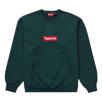 SUPREME Box Logo Crewneck FW22 Dark Pine FW22SW65-DARK-PINE