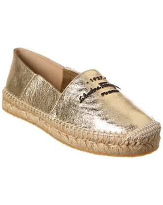 Ferragamo Dnu Pack Ferragamo Susana Leather Espadrille