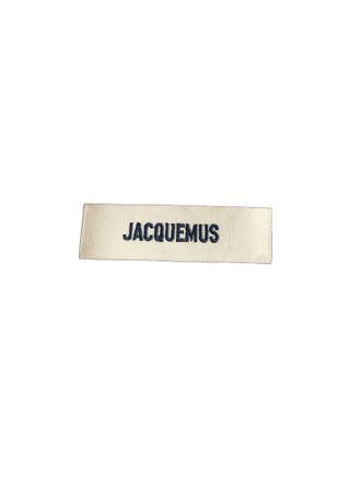 Jacquemus Alpaca and Mohair Blend with Logo Patch Scarf - Brown