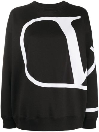 Valentino Garavani Katoenen sweater - Zwart