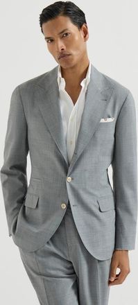 Brunello Cucinelli Virgin wool blazer in Grey at Nordstrom, Size 52 It
