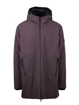Peuterey Purple Lich Hooded Padded Coat