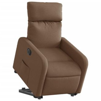 vidaXL Vidaxl - Sill&oacute;n El&eacute;ctrico Reclinable Elevable De Tela Marr&oacute;n
