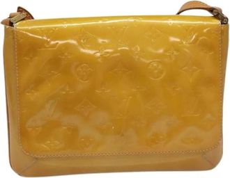 Louis Vuitton Pre-owned Shoulder Bags, female, Yellow, Size: ONE SIZE Pre-owned Vintage Shoulder Bag