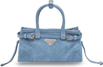 Prada Prada Bonnie Mini Suede Handbag