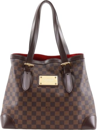 Louis Vuitton Damier Brown Damier Canvas Tote Bag (Pre-Owned)