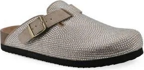 White Mountain Bellamy Crystal Embellished Clog in Sandal Wood/Suede at Nordstrom Rack, Size 7.5