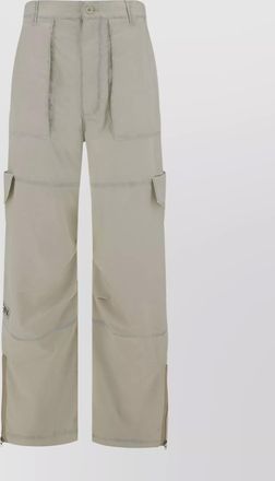 Acne Studios adjustable hem cargo pants contrast stitching
