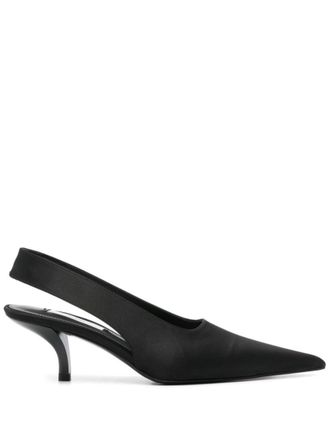 Toteme Black Pointed Toe Pumps